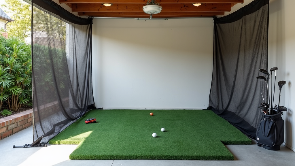 Home Golf Swing Set Up